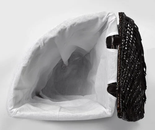 Корзина для белья WasserKRAFT Salm плетеная WB-270-M (детальная фотография), недорого index_1