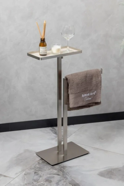 Стойка для ванной Boheme никель брашированный 10952-NB (детальная фотография), другие