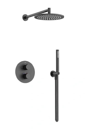Душевой комплект Sancos Etna черный матовый - фото 3