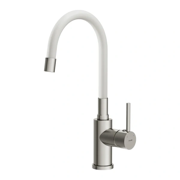 Смеситель для кухни Cersanit Melar сатин/белый 68236 (детальная фотография)