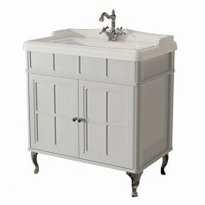 Тумба под раковину напольная Caprigo Borgo 80 см серая