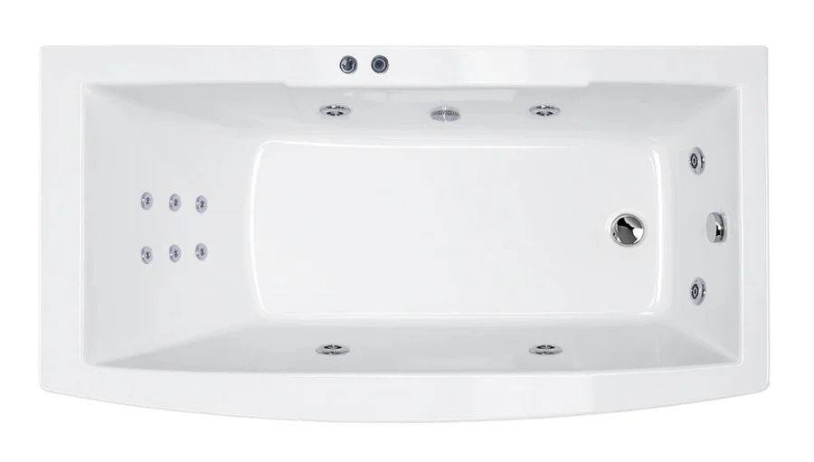Ванна гидромассажная Royal Bath Fato Comfort RB326100CO, 170 x 85 см, белый (детальная фотография)