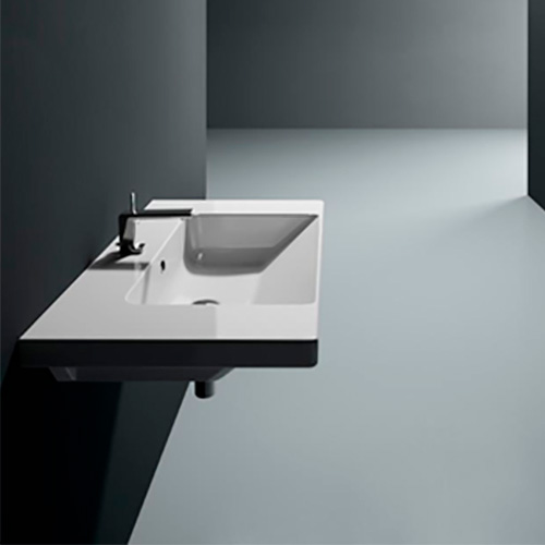 Раковина GSI Norm 8688 (детальная фотография), современные, hi-tech