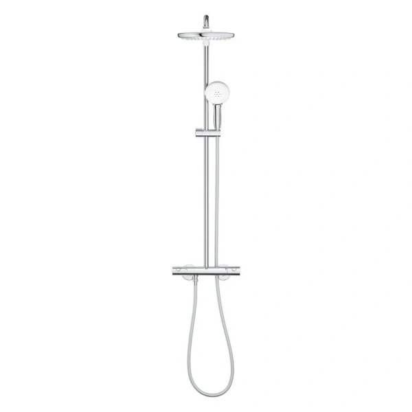 Душевая стойка Grohe Tempesta с термостатом 26670001 (детальная фотография), без излива
