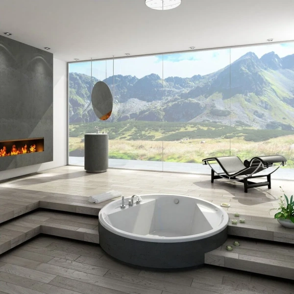 Ванна акриловая Excellent Great Arc 160 х 160 см WAEX.GRE16WH (детальная фотография), без гидромассажа