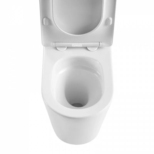 Унитаз компакт Abber BEQUEM белый матовый AC1112TMW (детальная фотография), белые