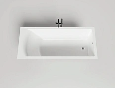 Ванна из искусственного камня Salini Cascata 180x80 см белый матовый
