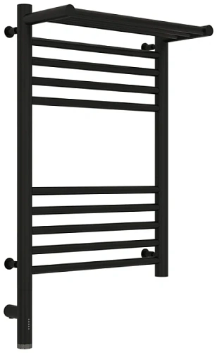Полотенцесушитель электрический Сунержа Богема 3.0 40х60 см левый черный матовый - фото 1