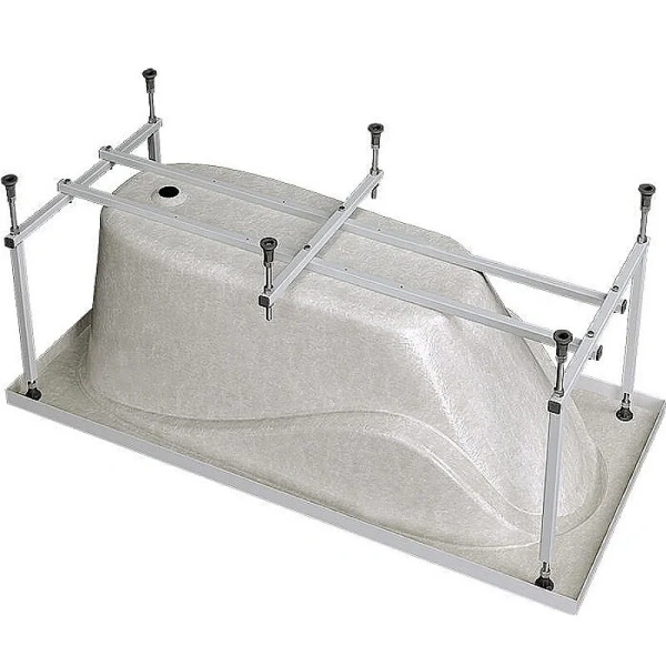 Ванна акриловая Alex Baitler Nemi, 170 x 75 см, цвет SuperWhite, NEMI 170*75 (детальная фотография), прямоугольные