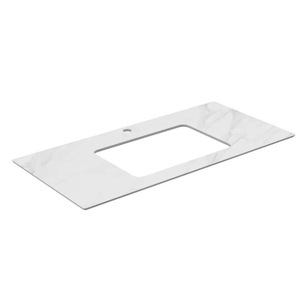 Столешница для встраиваемых снизу раковин Kerama Marazzi Plaza Classic 100 см Монте Тиберио натуральный PL3.SG507100R\100 (детальная фотография), по запросу