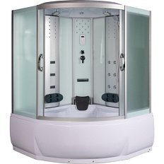 Душевой бокс River Temza 150x150 см с поддоном стекло матовое