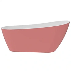 Ванна акриловая Delice Riviera 170х74 см розовая матовая