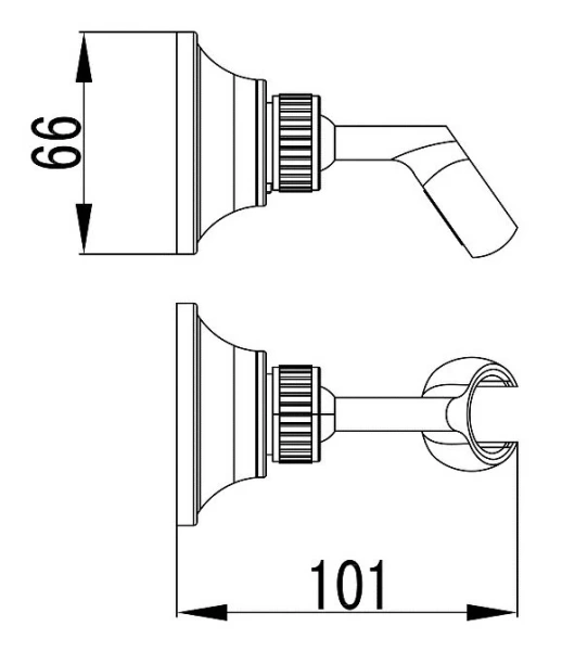 Держатель для душа Lemark Villa LM8489 поворотный (детальная фотография), в наличии