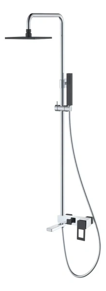 Душевая стойка Boheme Q ChromeBlack 148-CRB (детальная фотография)