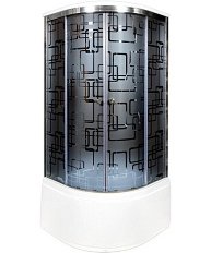 Душевая кабина Deto BM 90х90 см с электрикой и гидромассажем