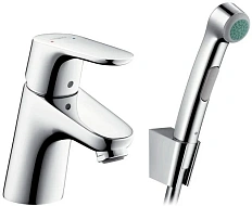Смеситель с гигиеническим душем Hansgrohe Focus хром