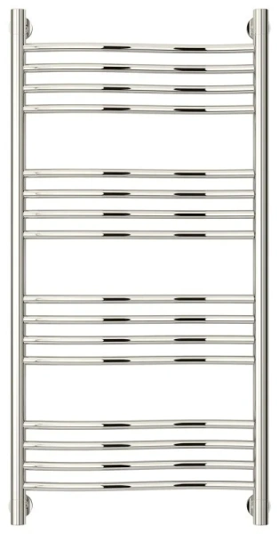Полотенцесушитель водяной Сунержа Флюид+ 50х100 см без покрытия 00-0222-1050 (детальная фотография), для систем горячего водоснабжения, для систем отопления, с нижним подключением