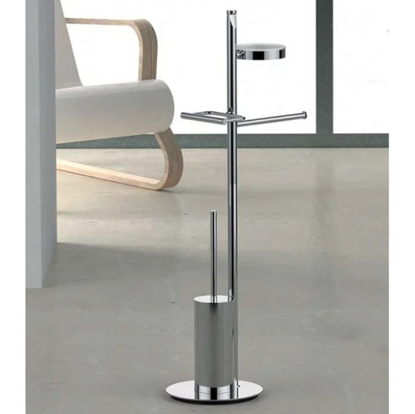 Стойка для ванной Colombo Planets хром B9833 (детальная фотография), современные, hi-tech