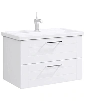 Тумба под раковину подвесная Aqwella Манчестер 80 см белая