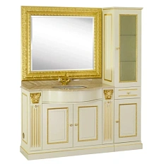 Тумба под раковину напольная Migliore Ravenna 120 см правая