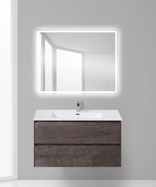 Тумба под раковину подвесная BelBagno Pietra 100 см stone PIETRA-1000-2C-SO-PT (детальная фотография), 100 см
