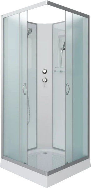 Душевая кабина Niagara Classic 90х90 см стекло матовое 11011423BK (детальная фотография)