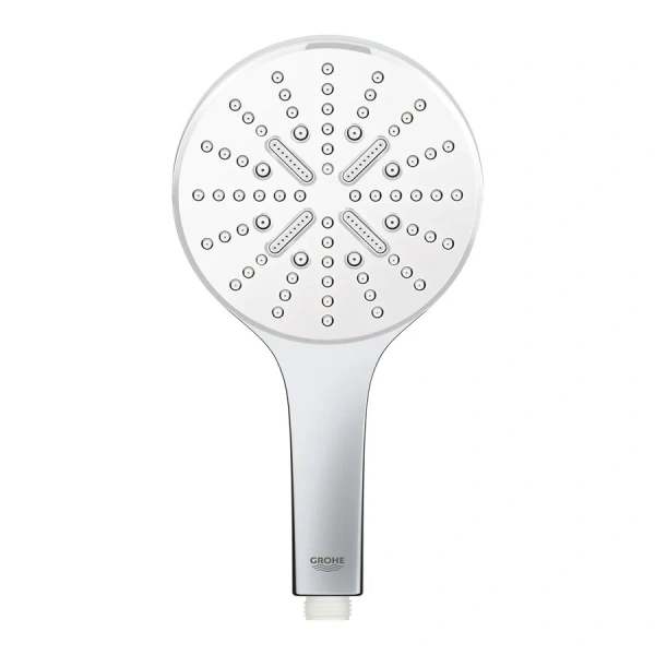 Лейка для душа Grohe Rainshower SmartActive белая луна/хром 26544LS0 (детальная фотография), душевые лейки