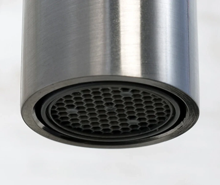 Смеситель для кухни WasserKRAFT Wiese оружейная сталь 8407 (детальная фотография), высокие, округлая форма