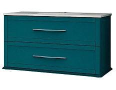 Тумба под раковину подвесная Cezares Tiffany 100 см Blu Petrolio