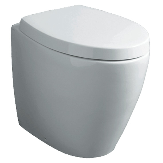 Унитаз напольный, цвет белый, Simas LFT Spazio LFT 20 BI (детальная фотография)