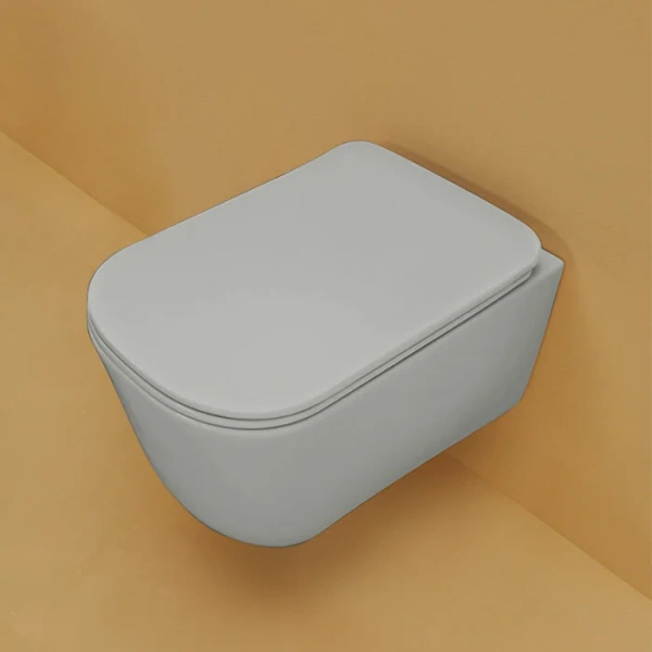 Унитаз подвесной Kerasan Tribeca grigio matt 511459 (детальная фотография)