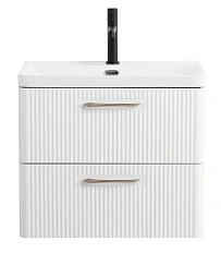 Тумба под раковину подвесная BelBagno Due 50 см Bianco Lucido