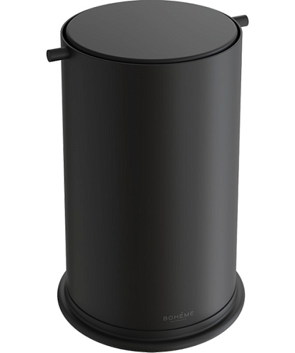 Мусорное ведро Boheme черное - фото 1
