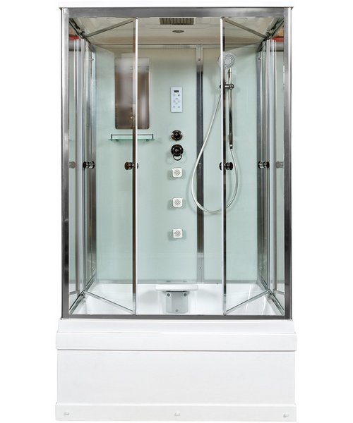 Душевая кабина Deto V 120х90 см высокий поддон V1245 (детальная фотография), прямоугольные