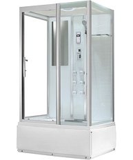 Душевая кабина Black&White Galaxy 120x90 см прямоугольная