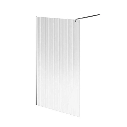 Душевая перегородка Kerama Marazzi Cristallo 120 см профиль хром - фото 1