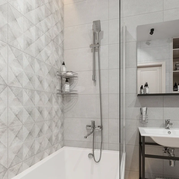 Ванна акриловая Diwo Суздаль 180 x 80 см, с каркасом, цвет белый, Щ0000046598/Щ0000048582 (детальная фотография), современныe, hi-tech