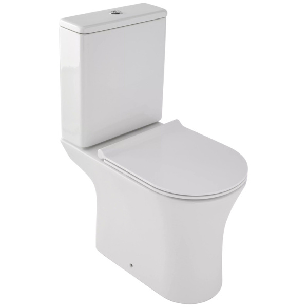 Унитаз компакт Jacob Delafon Aleo UJAL102-0 c технологией rimless (детальная фотография)