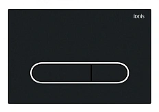 Клавиша смыва IDDIS Unifix матовый черный