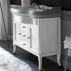 Тумба под раковину напольная Kerasan Retro 90 см белая матовая