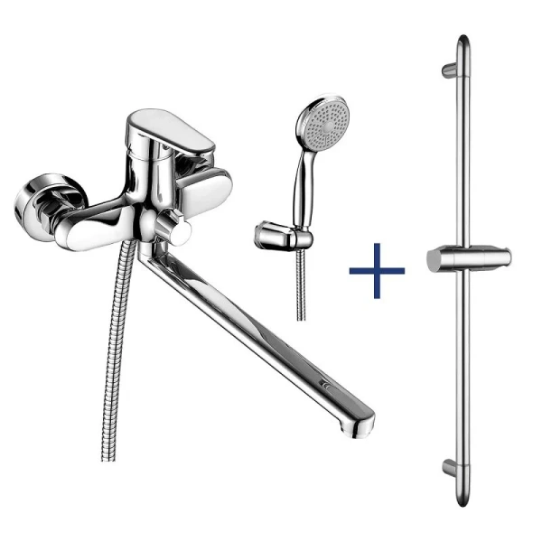 Смеситель для ванны Lemark Point универсальный LM0379C (детальная фотография)