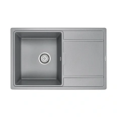 Мойка для кухни Paulmark Flugen 78 см серый металлик