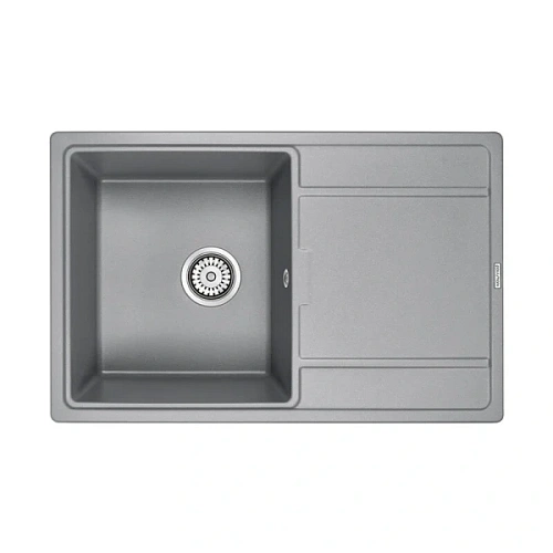 Мойка для кухни Paulmark Flugen 78 см серый металлик - фото 6