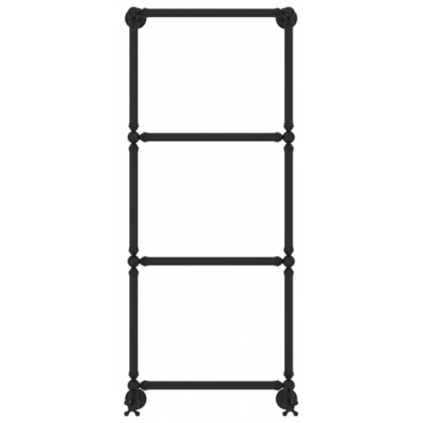 Полотенцесушитель водяной Сунержа Ренессанс 50х126 см черный матовый 31-0280-1250 (детальная фотография), черный