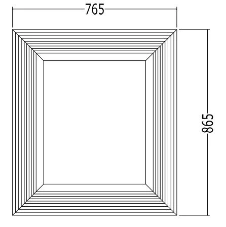 Зеркало для ванной Devon&Devon Plaza FLPLAZA (детальная фотография), по запросу