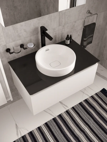 Раковина VitrA Metropole 40 см белая 7532B003-0673 (детальная фотография), современные, hi-tech