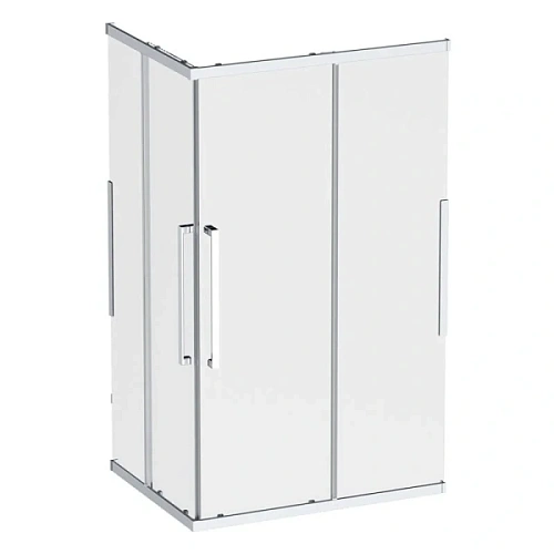 Душевой уголок Am.Pm Func 120x90 см профиль хром, стекло прозрачное - фото 1