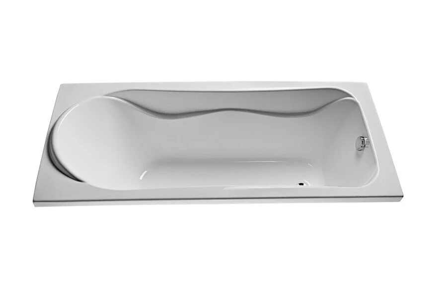 Акриловая ванна Eurolux Akra E1017075069, 170 х 75 см, белая (детальная фотография), прямоугольные