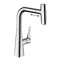 Смеситель для кухни Hansgrohe Metris Select M71 хром