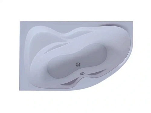 Ванна акриловая Акватек Вега 170x105 см с фронтальным экраном, правая - фото 2